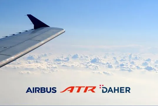 Airbus, ATR and Daher logos