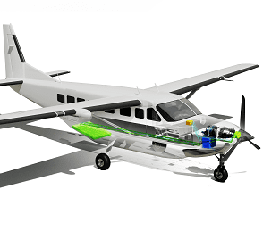 Exoes Ascendance avion hybride électrique batterie